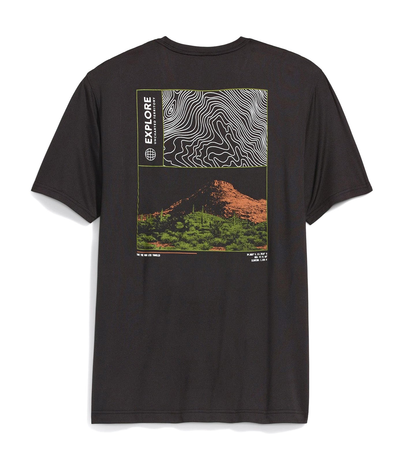 Cloud 94 Soft Go-Dry Cool Graphic T-Shirt for Men Black Jack