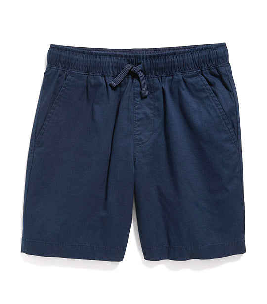 Twill Non-Stretch Jogger Shorts for Boys (Above Knee) In The Navy
