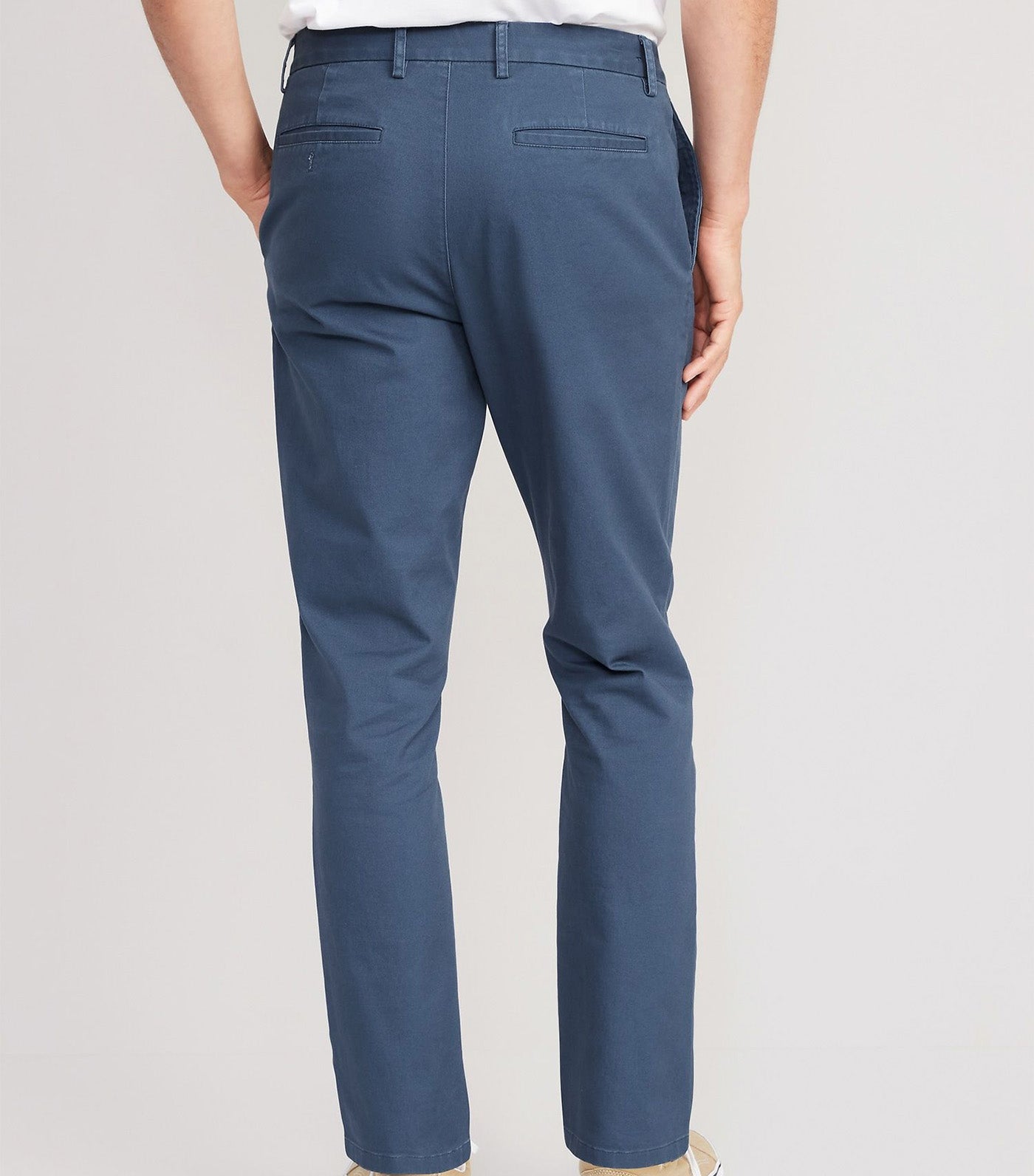 Slim Built-In Flex Rotation Chino Pants for Men Calm Night