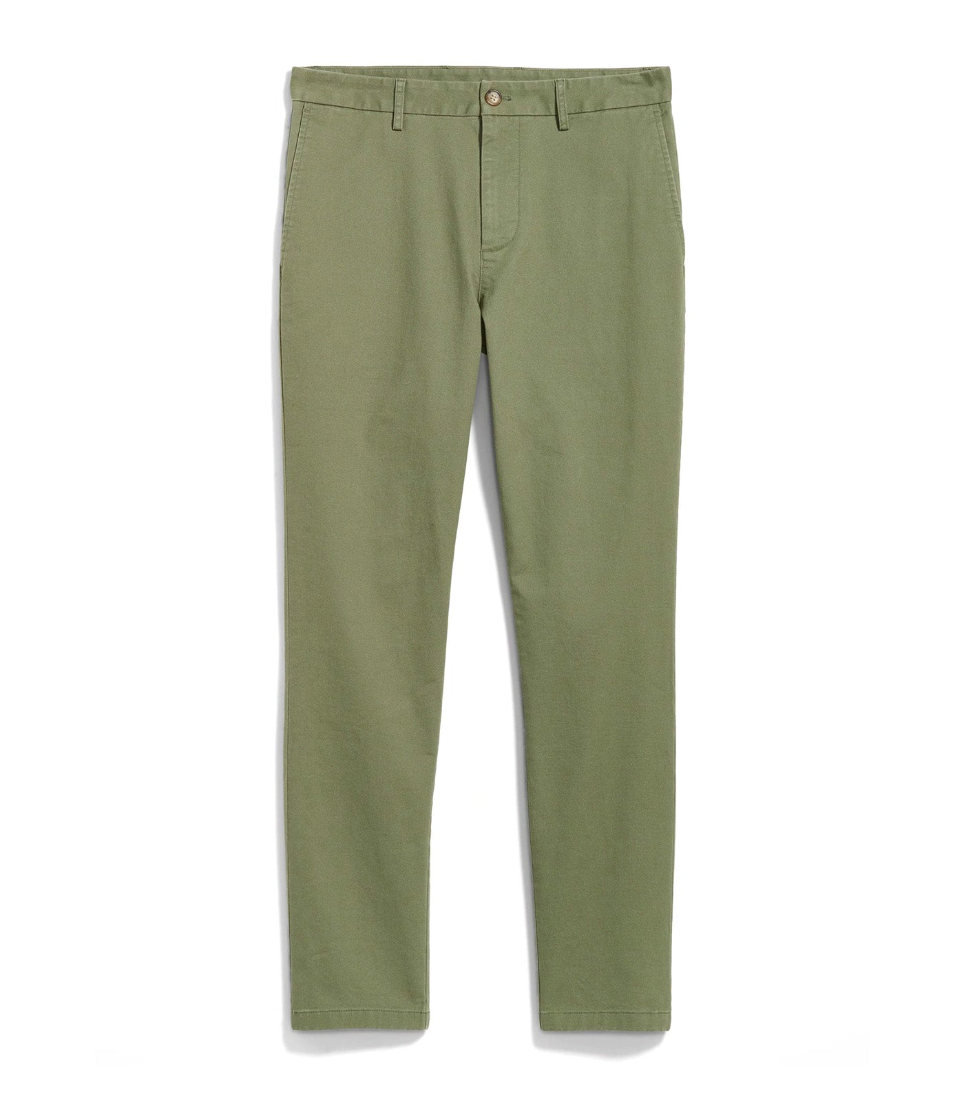Slim Built-In Flex Rotation Chino Pants for Men Olive Through This