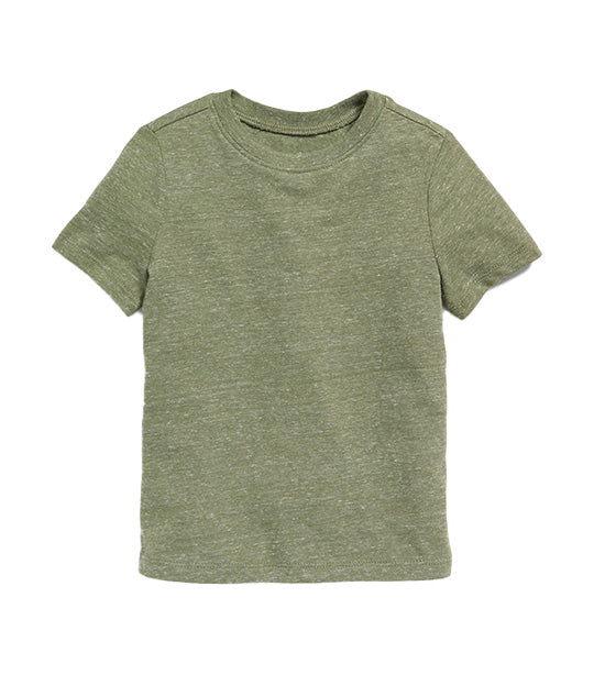 Unisex Short-Sleeve Slub-Knit T-Shirt for Toddler Olive Through This