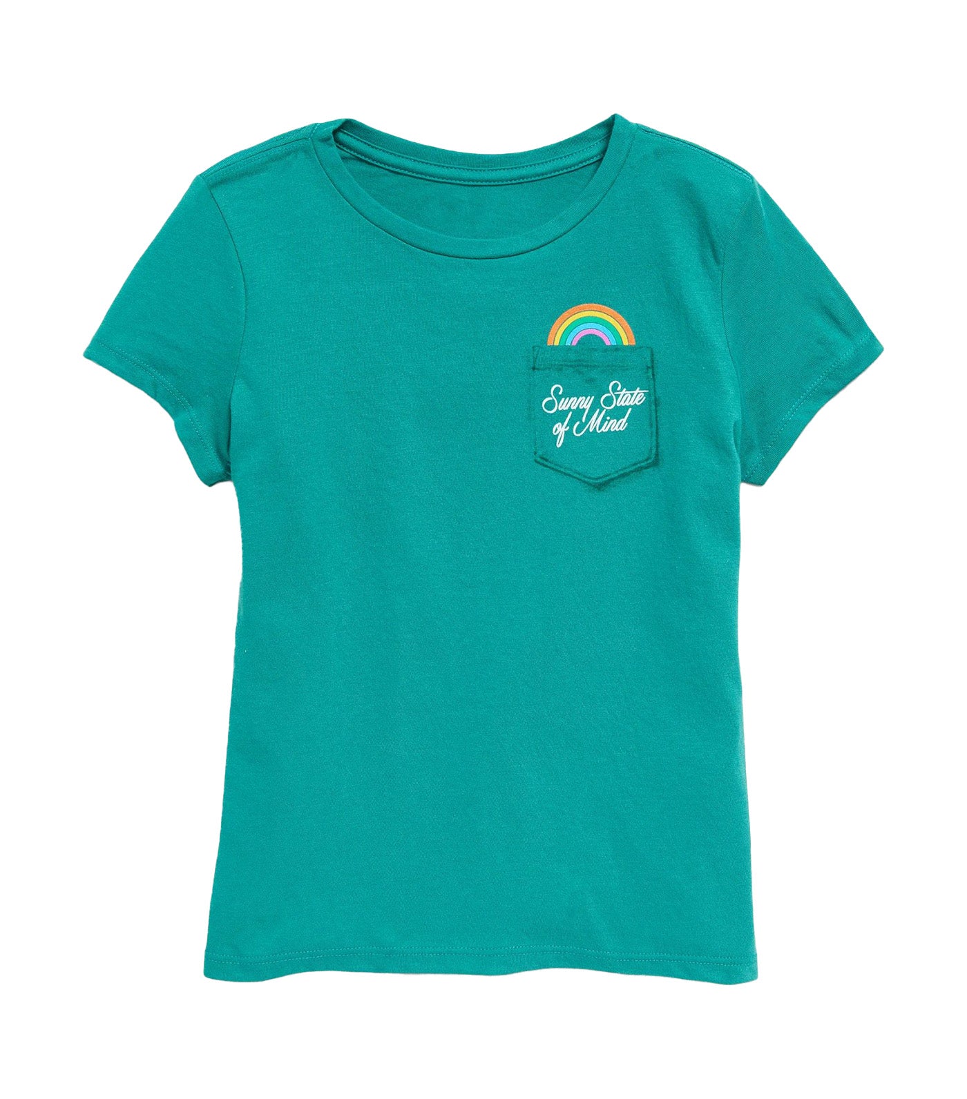Short-Sleeve Graphic T-Shirt for Girls Ocean Wave