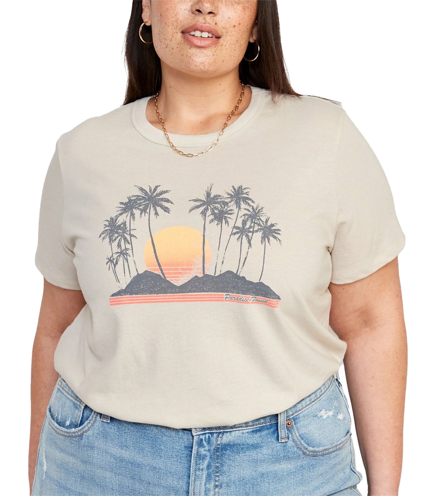 EveryWear Graphic T-Shirt for Women Plucky Wishbone