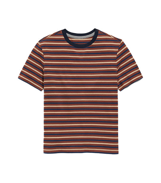 Softest Short-Sleeve Striped T-Shirt for Boys Warm Stripe