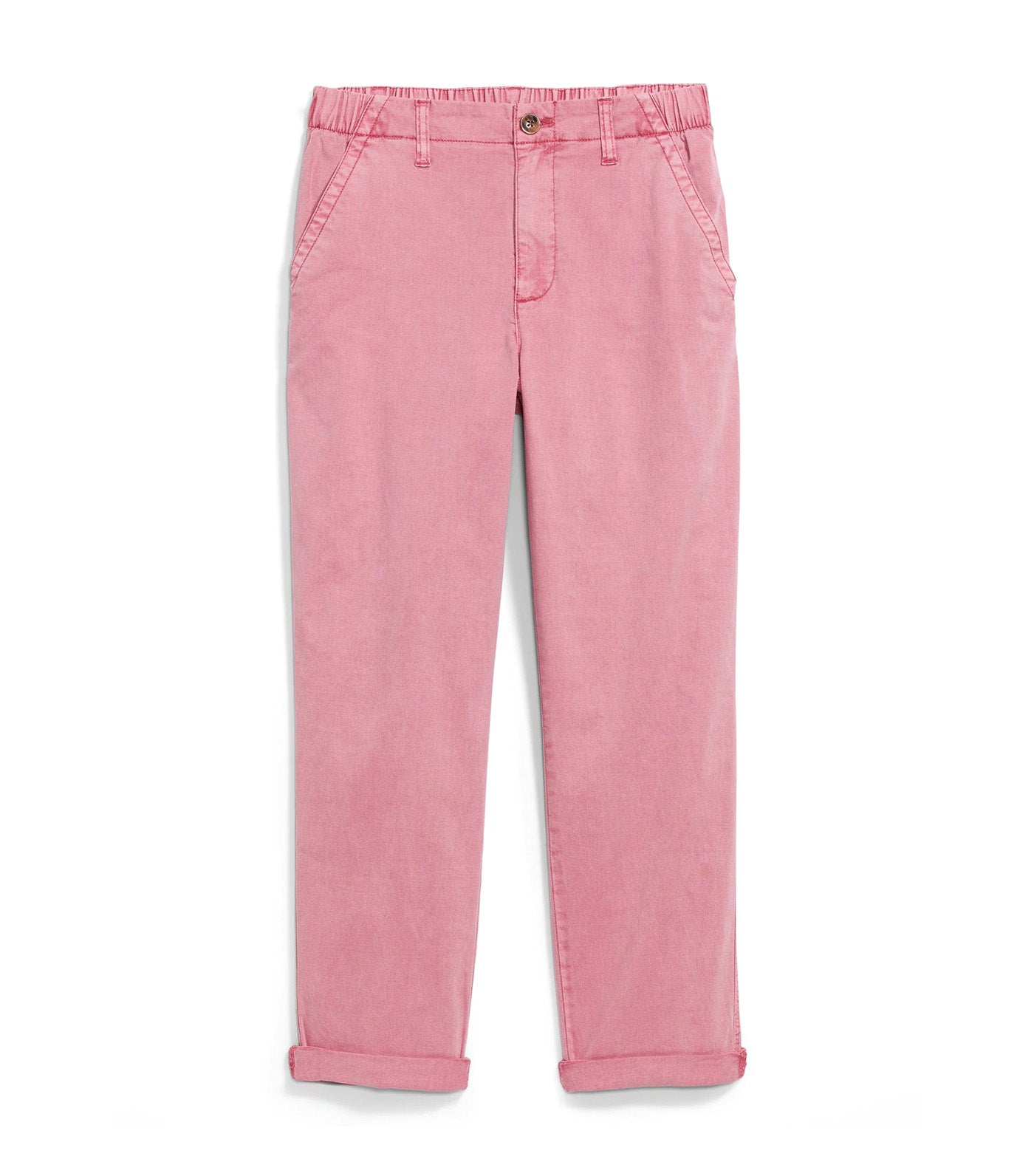 High-Waisted OGC Chino Pants for Women Rose Cloud
