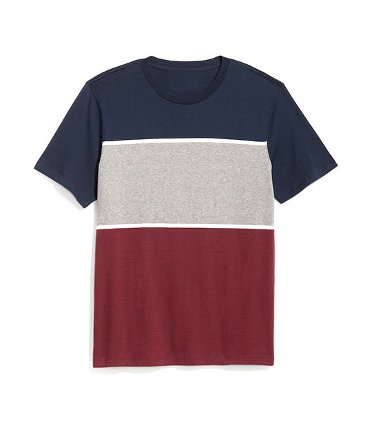 Crew-Neck T-Shirt for Men Red Red Wine