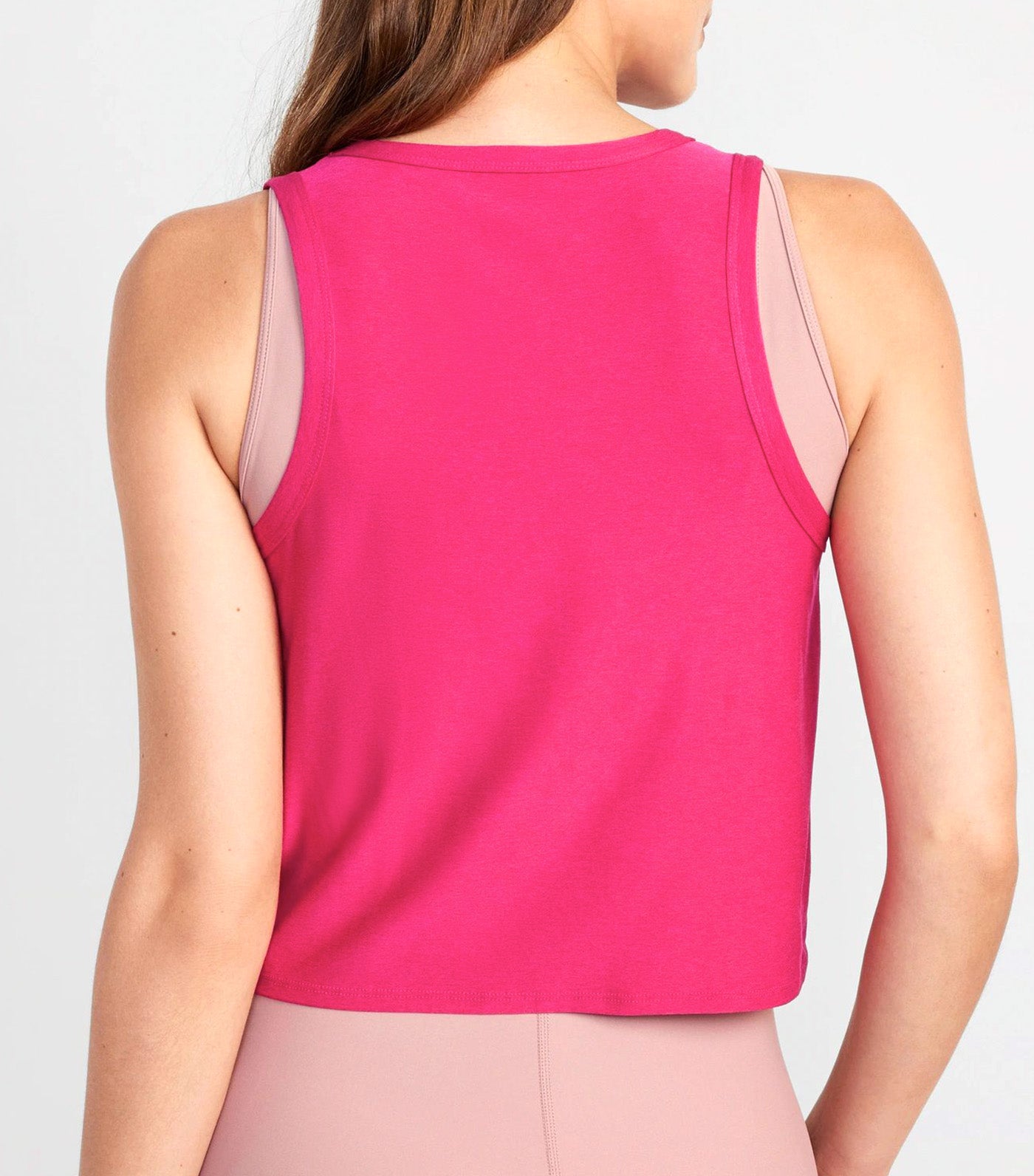 Cloud 94 Soft Sleeveless Twist-Front Cropped Top for Women Berry Fine 114