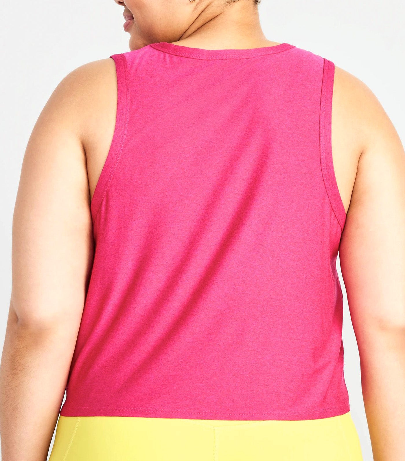 Cloud 94 Soft Sleeveless Twist-Front Cropped Top for Women Berry Fine 114