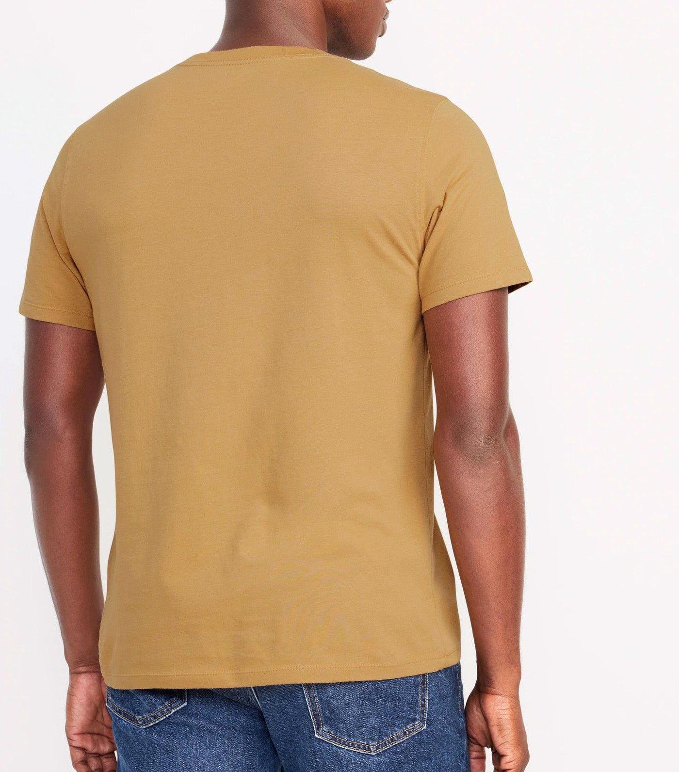 Soft-Washed Crew-Neck T-Shirt for Men Ginger Root