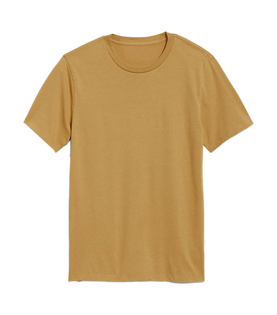 Soft-Washed Crew-Neck T-Shirt for Men Ginger Root