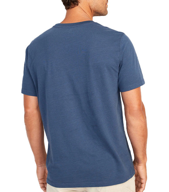 Soft-Washed Crew-Neck T-Shirt for Men Calm Night