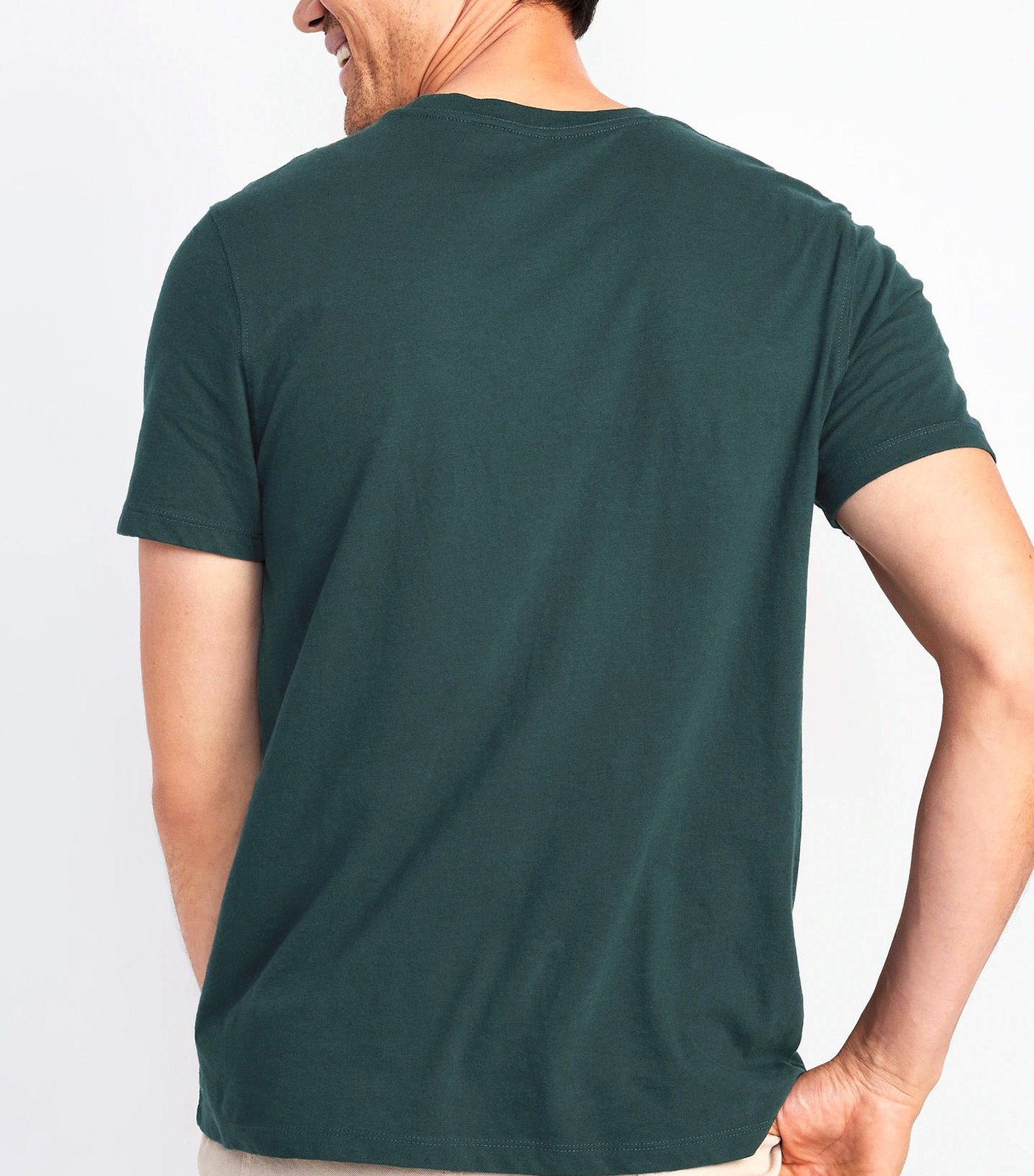 Soft-Washed Crew-Neck T-Shirt for Men Glorious Pine