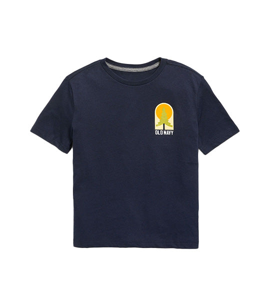 Short-Sleeve Logo-Graphic T-Shirt for Boys In The Navy