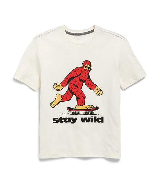 Short-Sleeve Graphic T-Shirt for Boys Creme De La Creme