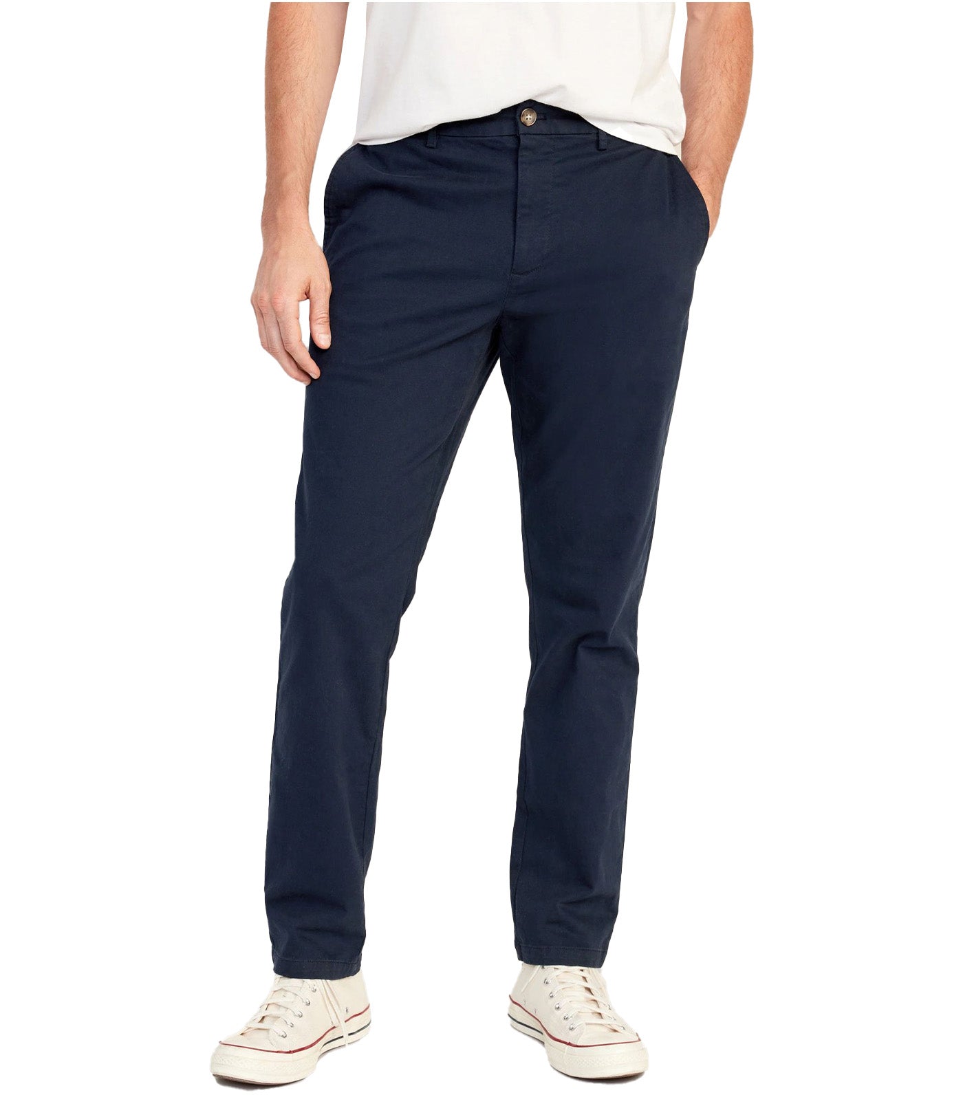 Slim Built-In Flex Rotation Chino Pants for Men In The Navy