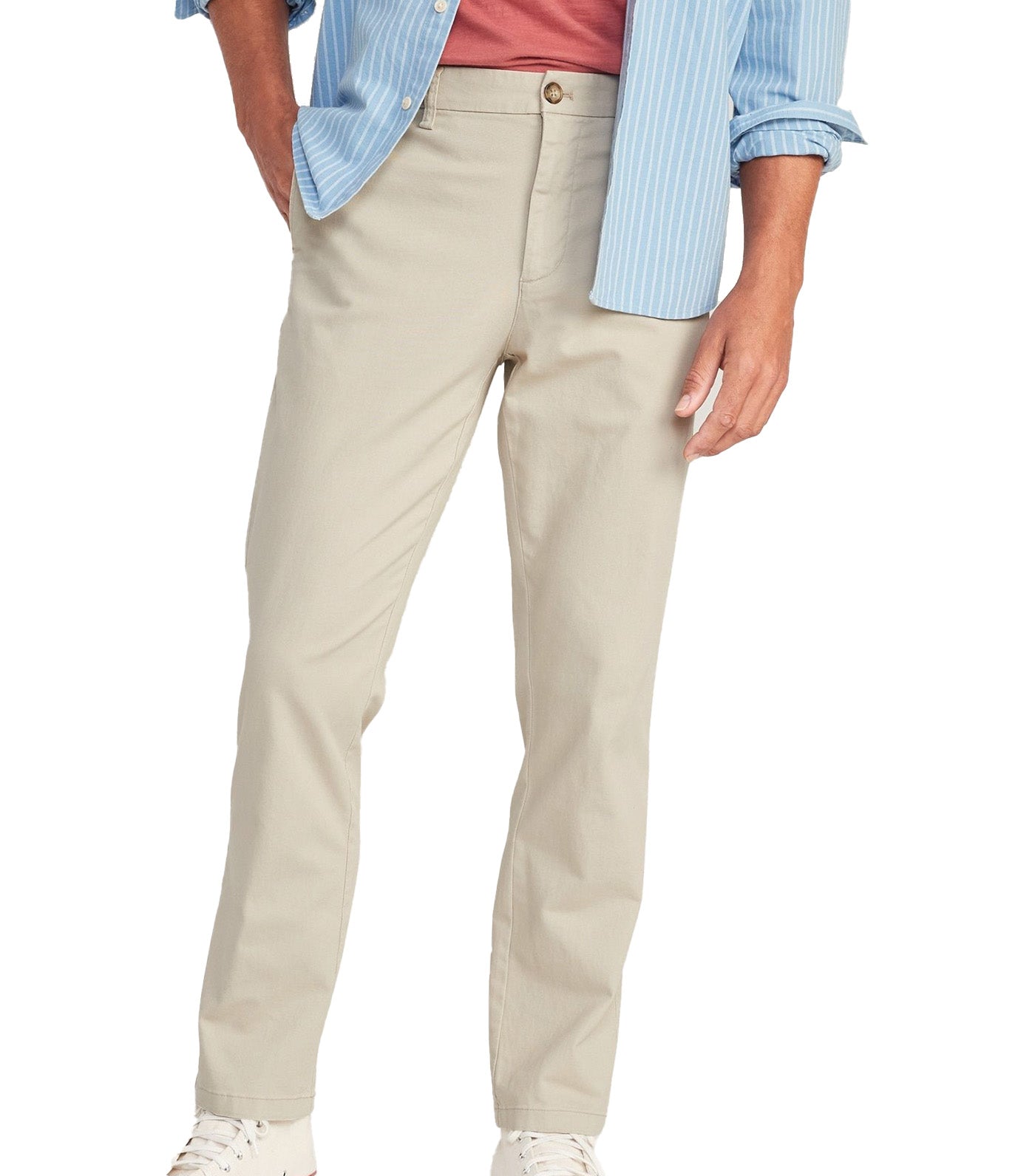 Straight Built-In Flex Rotation Chino Pants for Men A Stones Throw