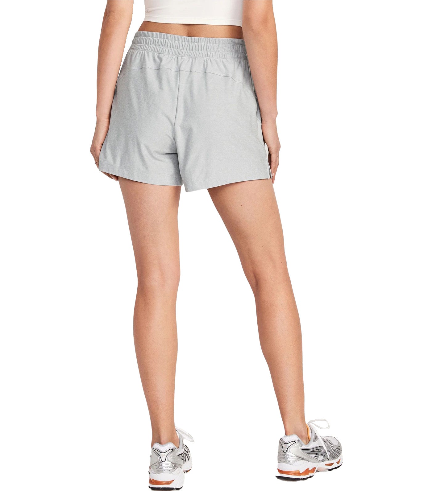 High-Waisted Cloud 94 Soft Sweat Shorts for Women - 4in Inseam Heather Gray