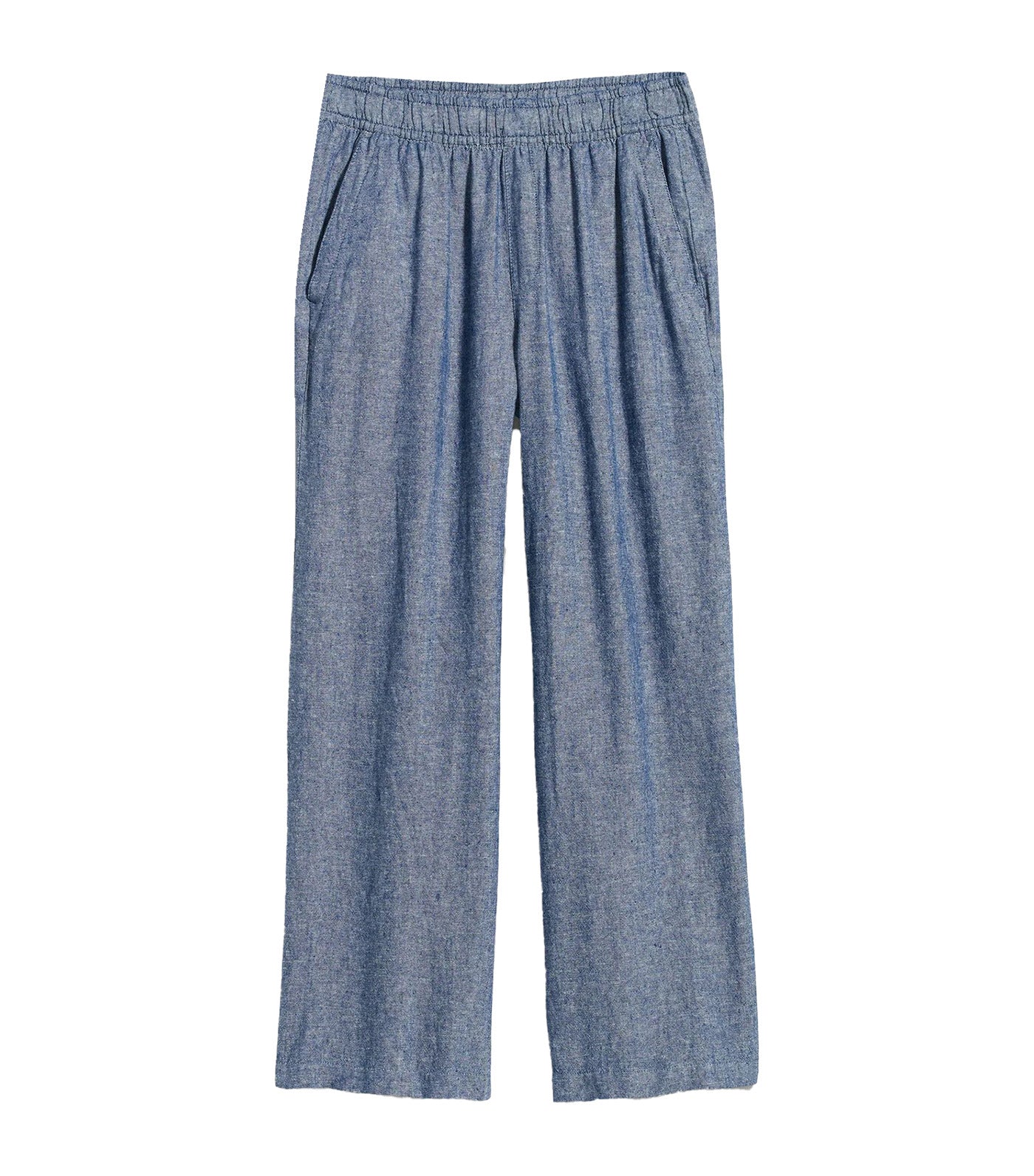 Old navy hot sale chambray pants