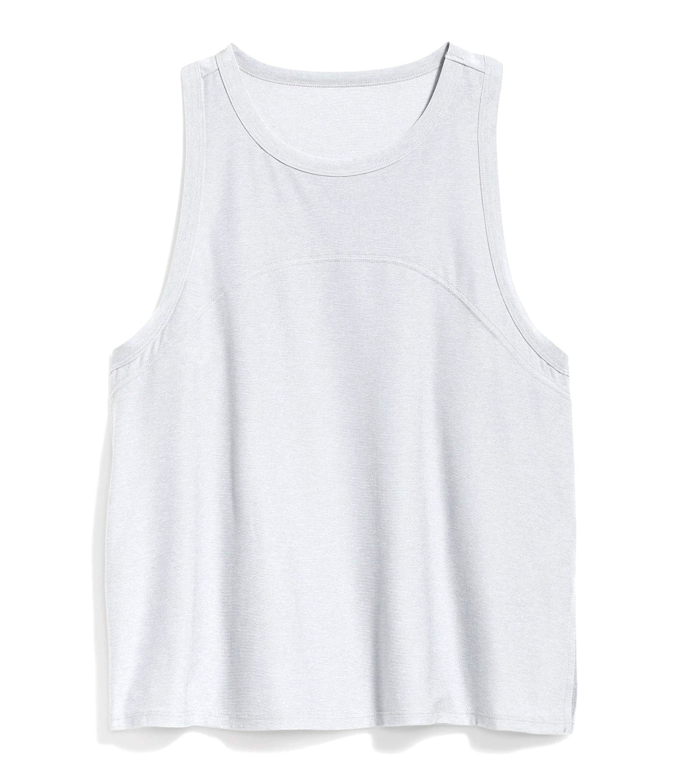 Sleeveless Cloud 94 Soft Slub-Knit T-Shirt for Women Heather Gray