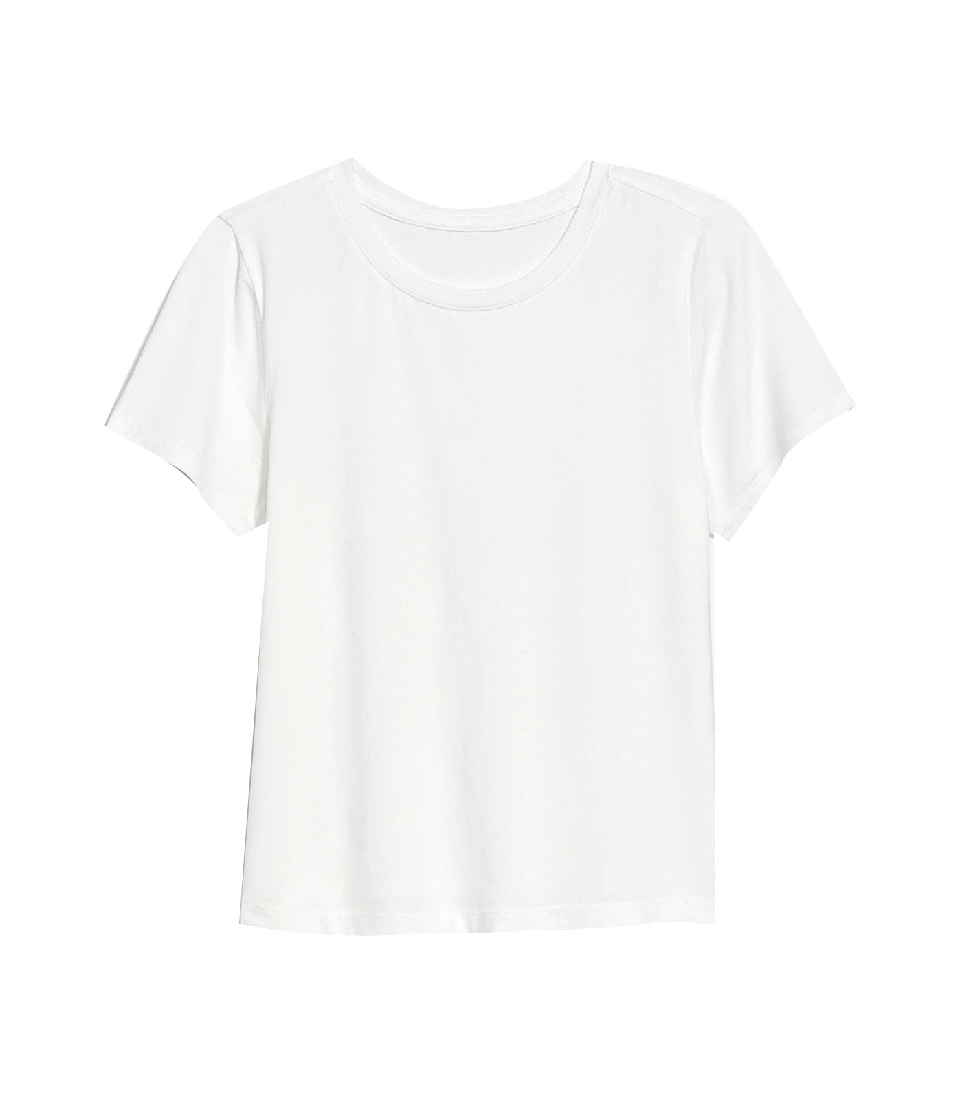 Cropped Slim-Fit T-Shirt For Women Calla Lily 451
