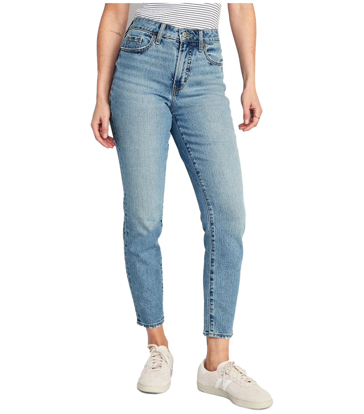 High-Waisted OG Straight Ankle Jeans for Women Lilo