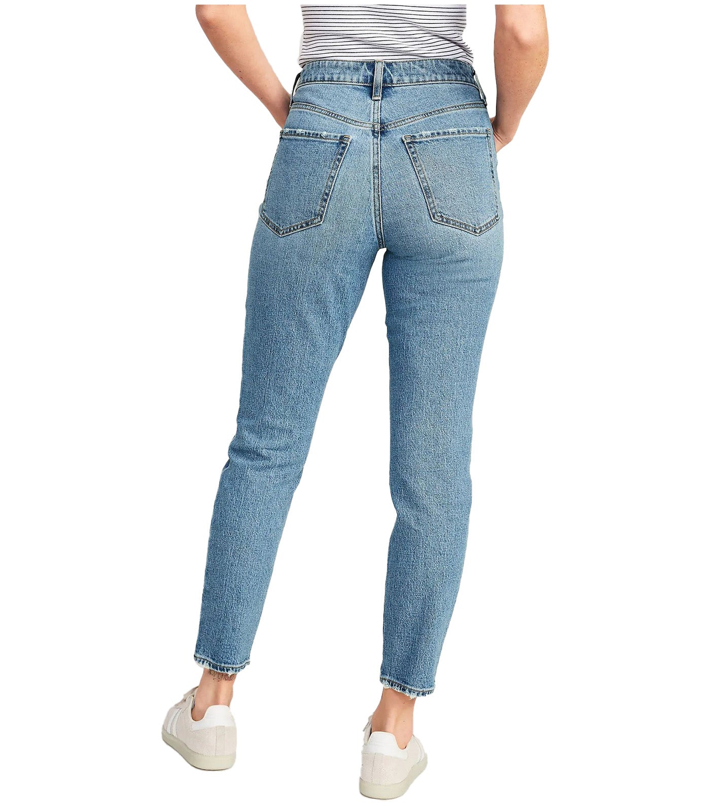 High-Waisted OG Straight Ankle Jeans for Women Lilo