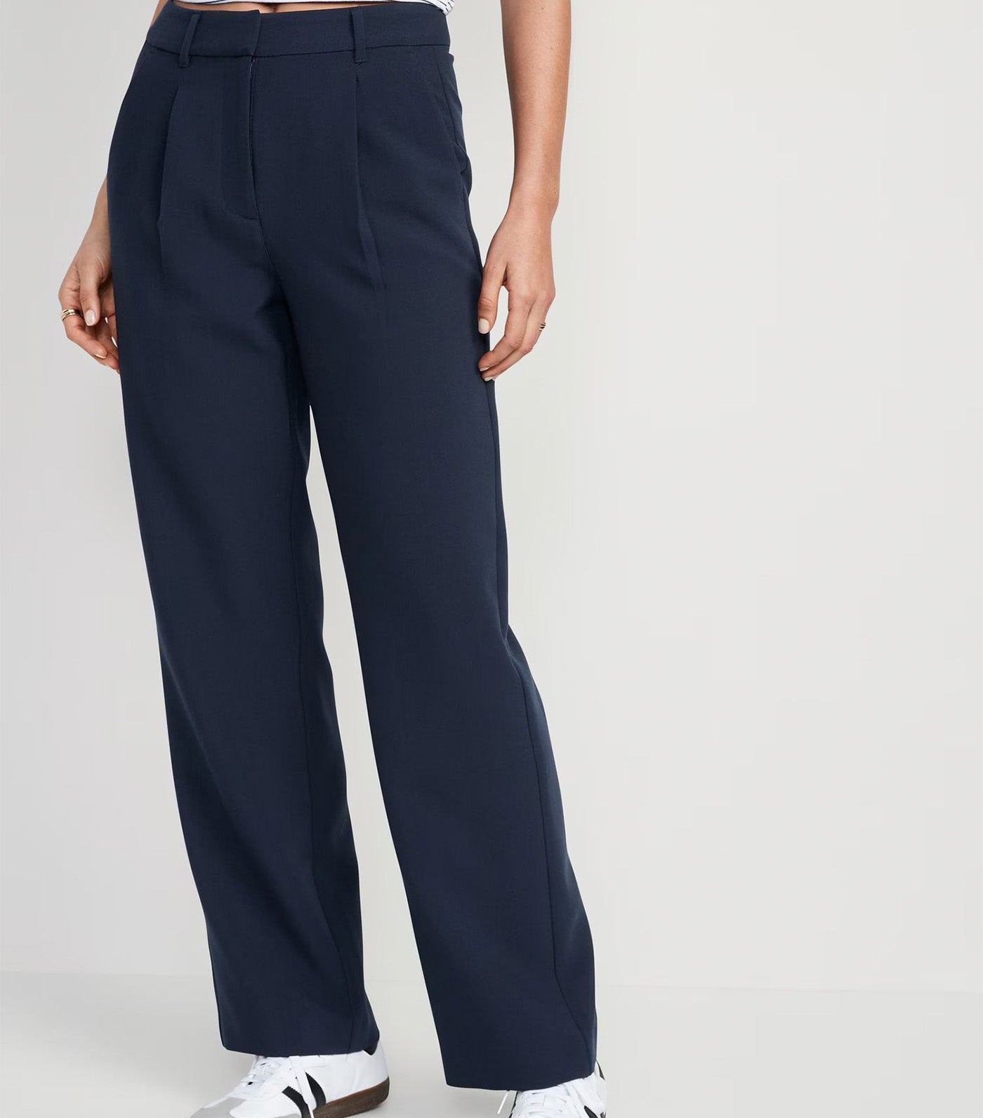 Women's Extra High-Waisted Taylor Wide-Leg Trouser Pants In The Navy