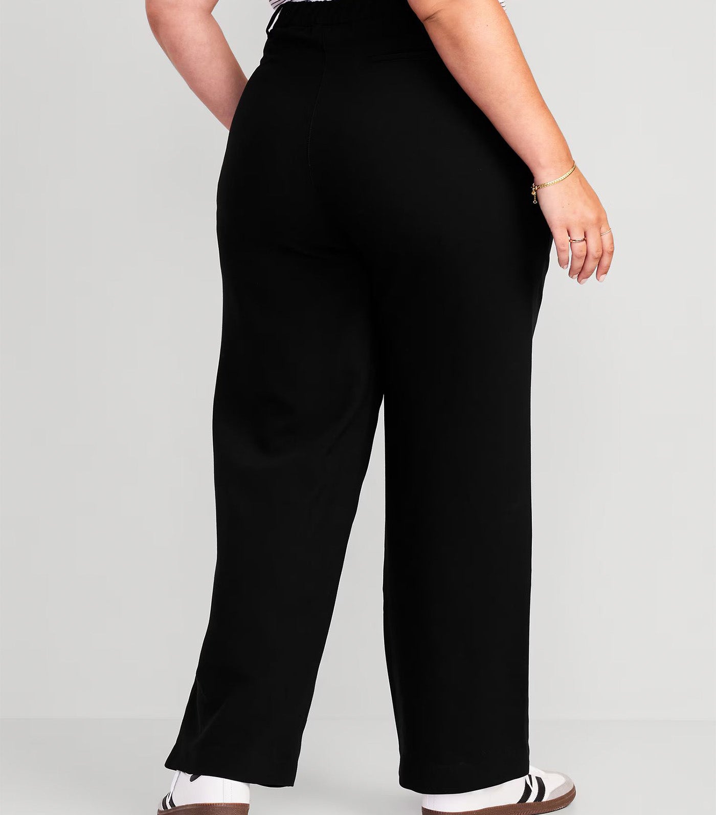 Women's Extra High-Waisted Taylor Wide-Leg Trouser Pants Blackjack Jas