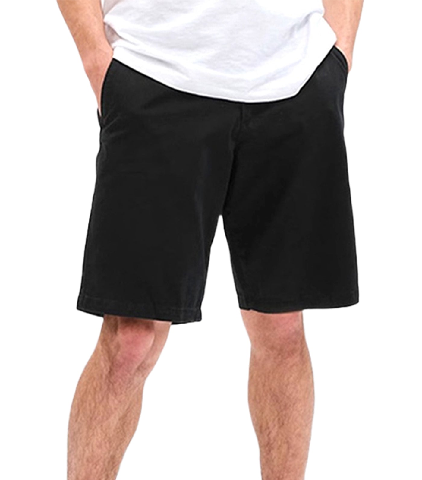 10" Essential Khaki Shorts with Washwell True Black V2