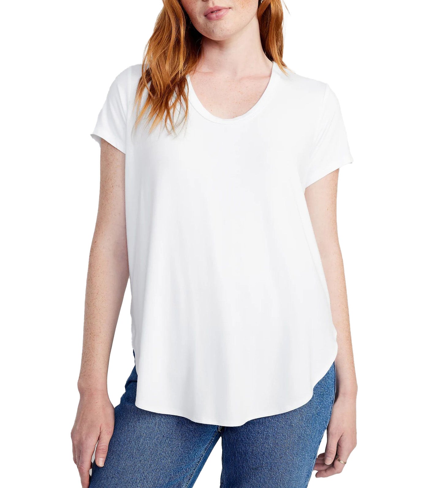 Luxe Tunic T-Shirt for Women Calla Lily 451