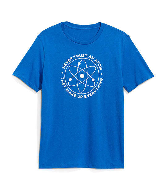 Soft-Washed Graphic T-Shirt for Men Elemental Blue