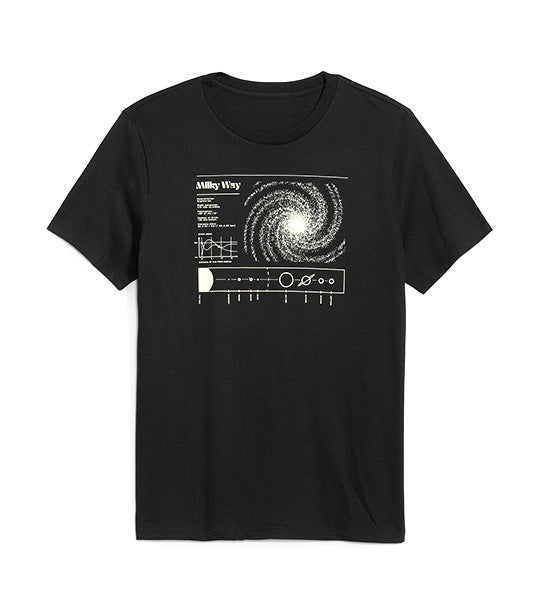 Soft-Washed Graphic T-Shirt for Men Black Jack 3