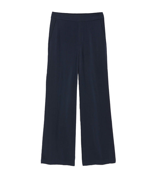 High-Waisted Wide-Leg Playa Pants for Women In The Navy