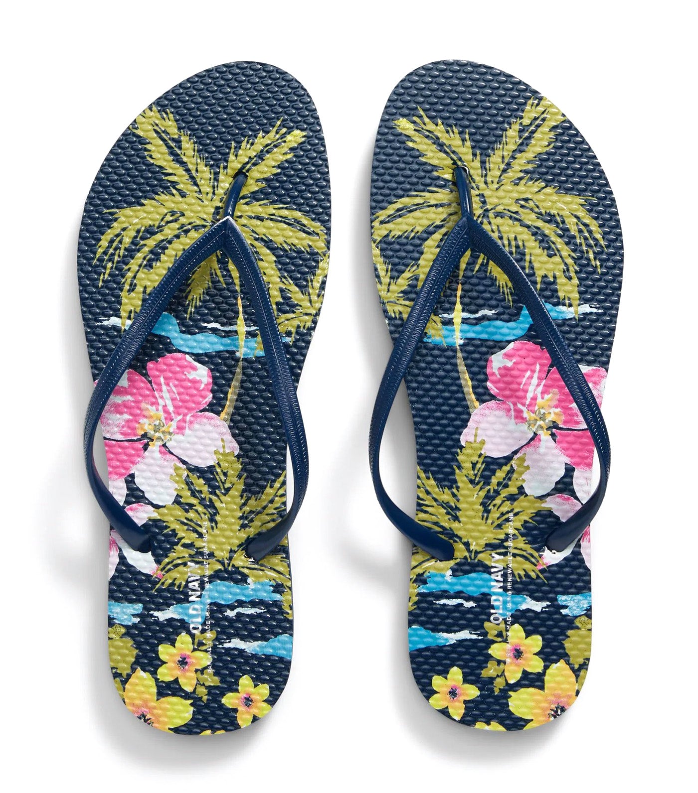 Patterned Flip-Flop Sandals for Women Tropical