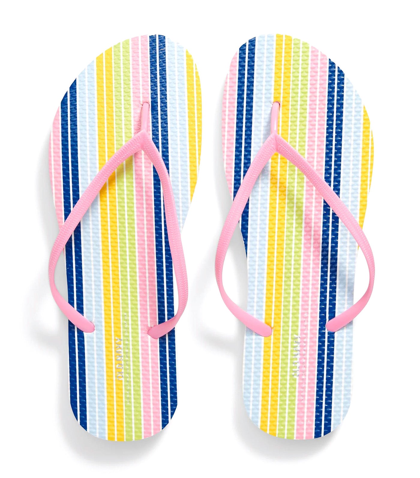 Patterned Flip-Flop Sandals for Women Multi Stripe
