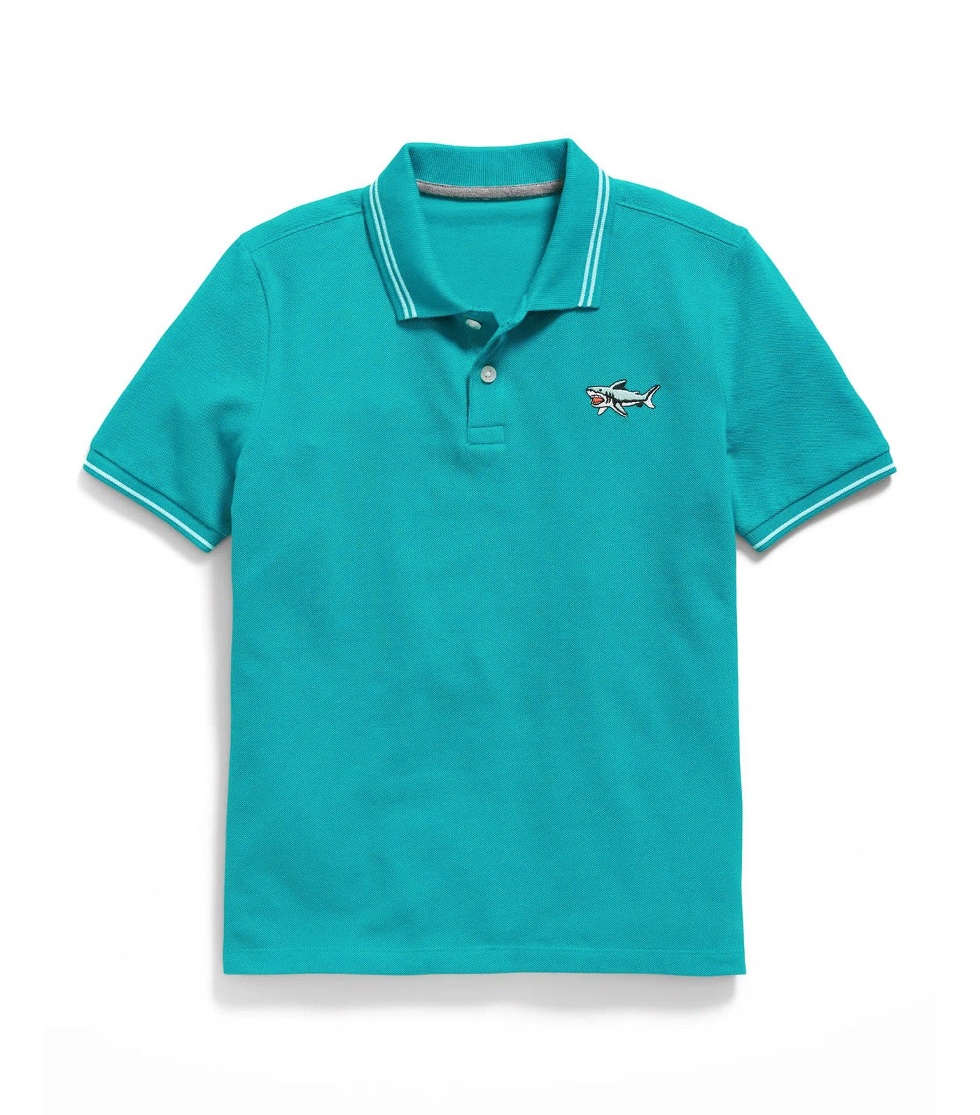 School Uniform Pique Polo Shirt for Boys - Fermented Jade