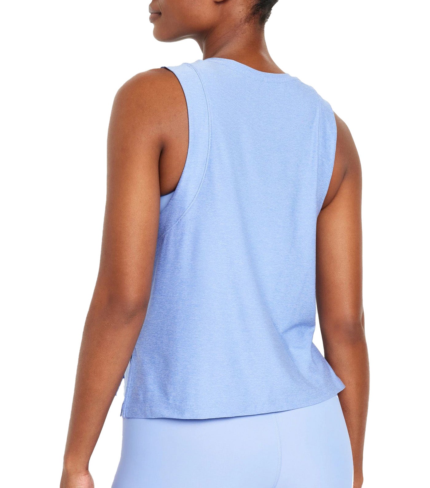 Cloud 94 Soft Split-Hem T-Shirt for Women Blue Overall