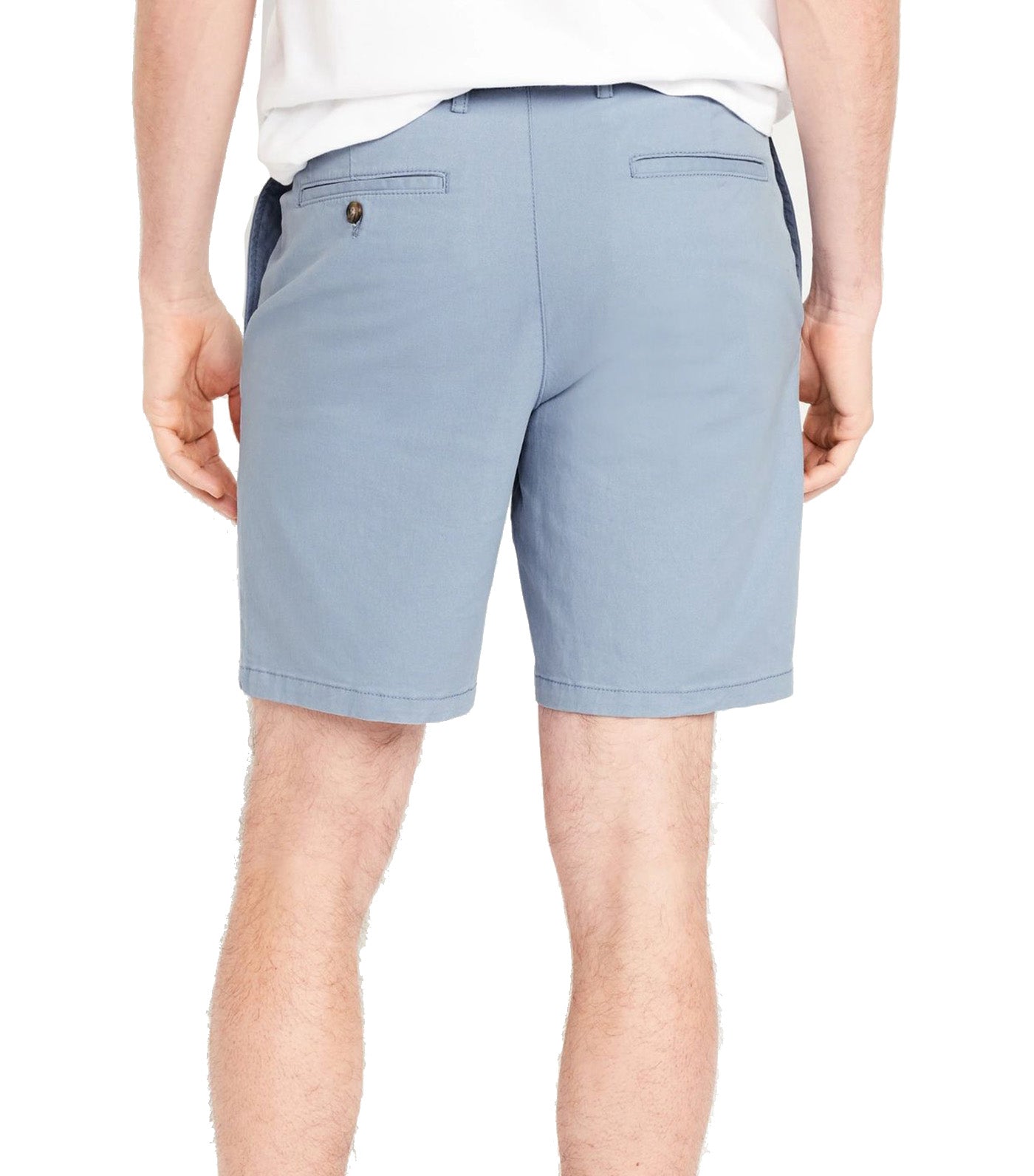 Slim Built-In Flex Rotation Chino Shorts for Men -- 8-inch inseam Blue Harvest