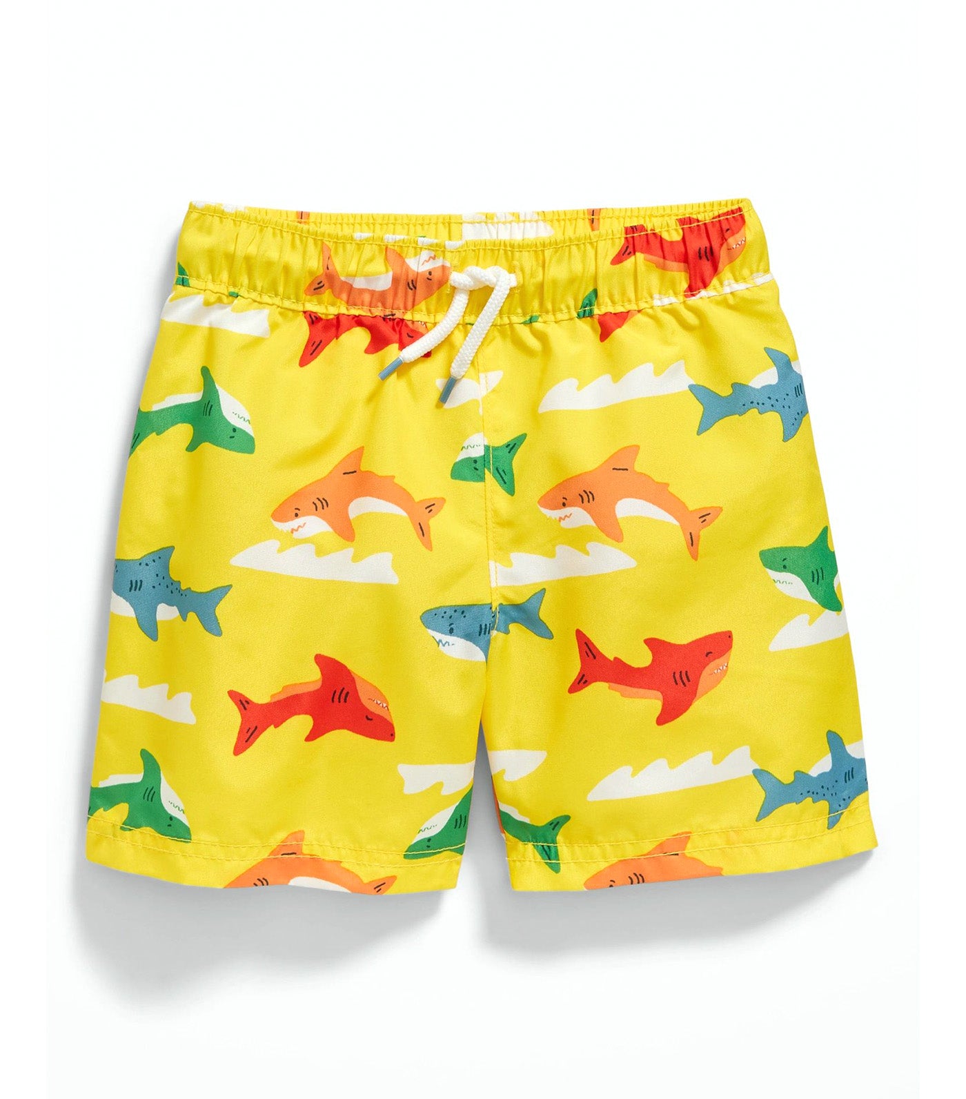 Printed Swim Trunks for Toddler Boys - Sharks