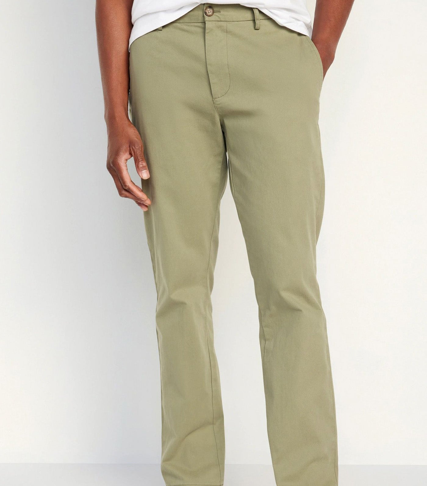 Straight Built-In Flex Rotation Chino Pants for Men Simply Sage