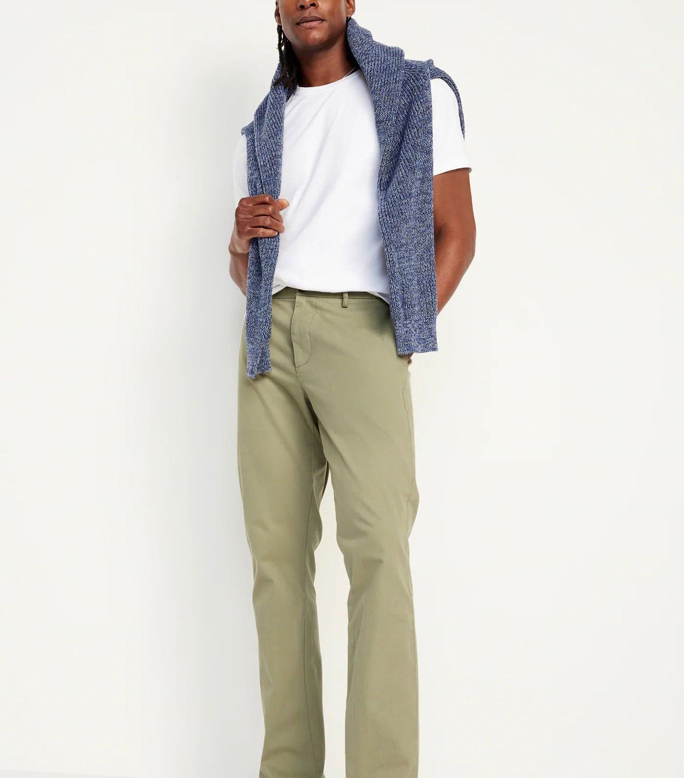Straight Built-In Flex Rotation Chino Pants for Men Simply Sage