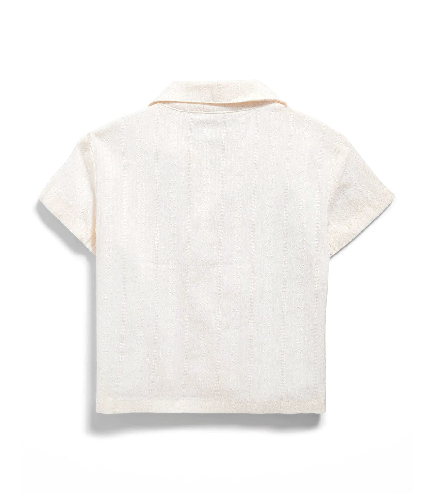 Textured Dobby Camp Shirt for Baby Creme De La Creme