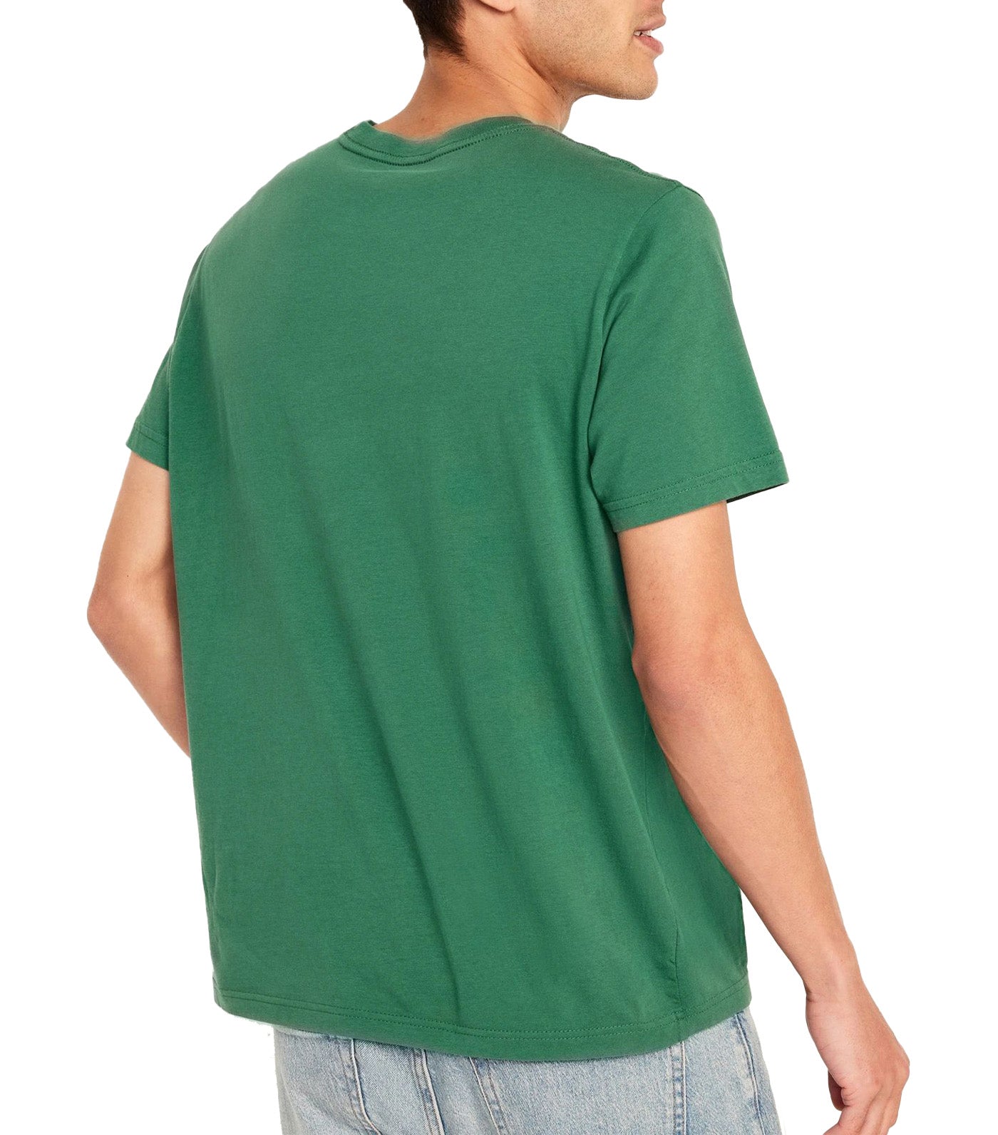 Crew-Neck T-Shirt for Men Balsam Fir Green