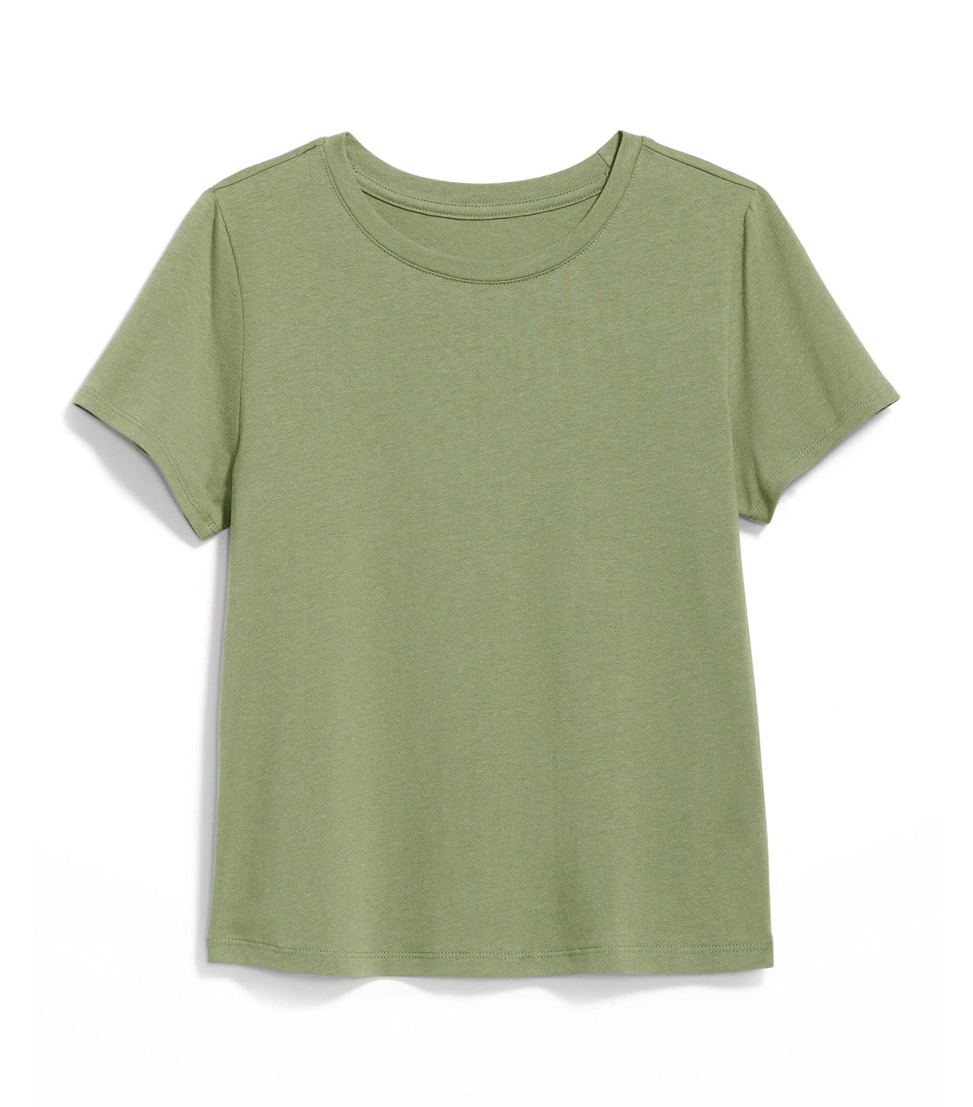 Cropped Slim-Fit T-Shirt For Women Bare Ground