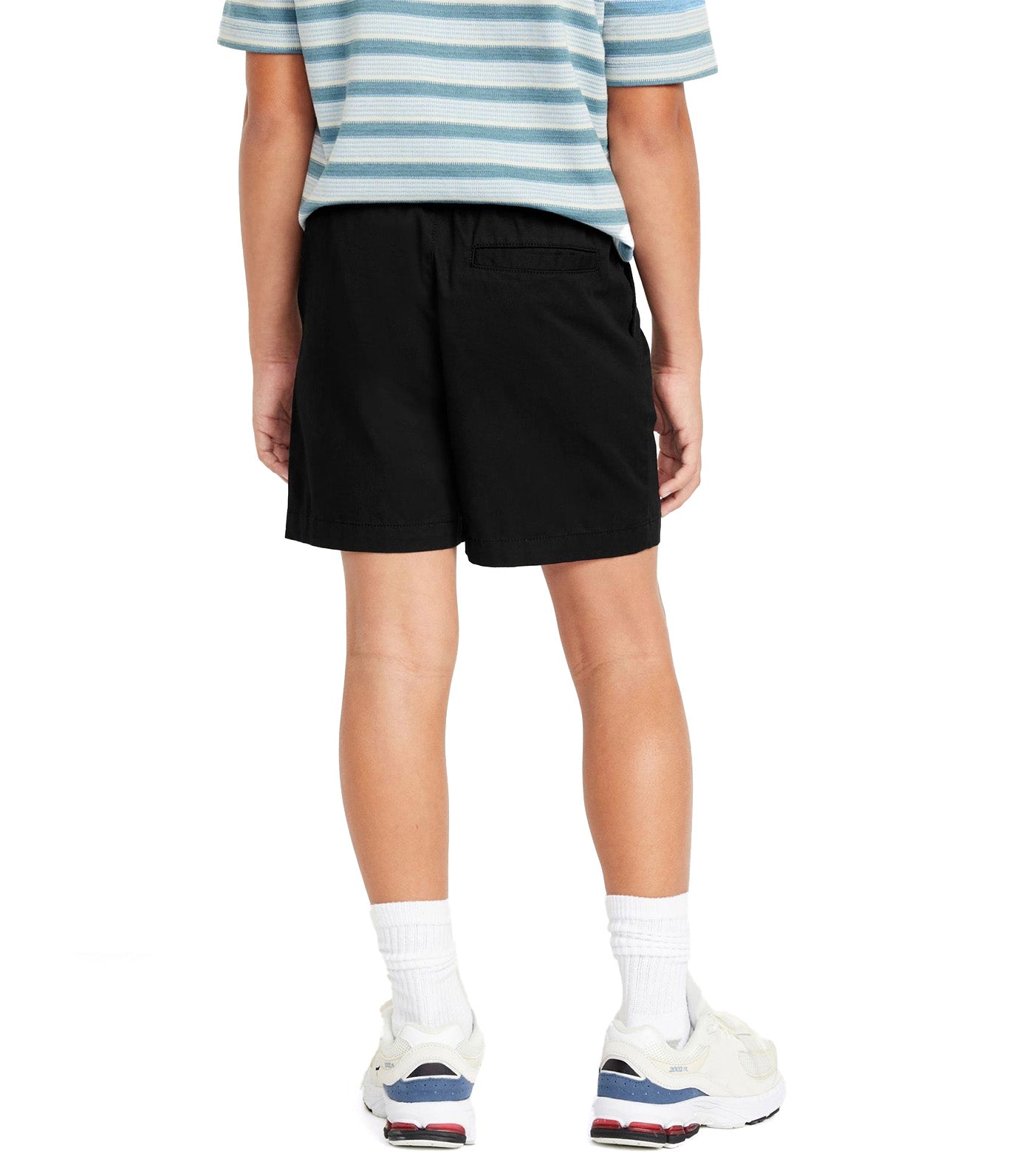 Twill Pull-On Shorts for Boys (Above Knee) - Black Jack