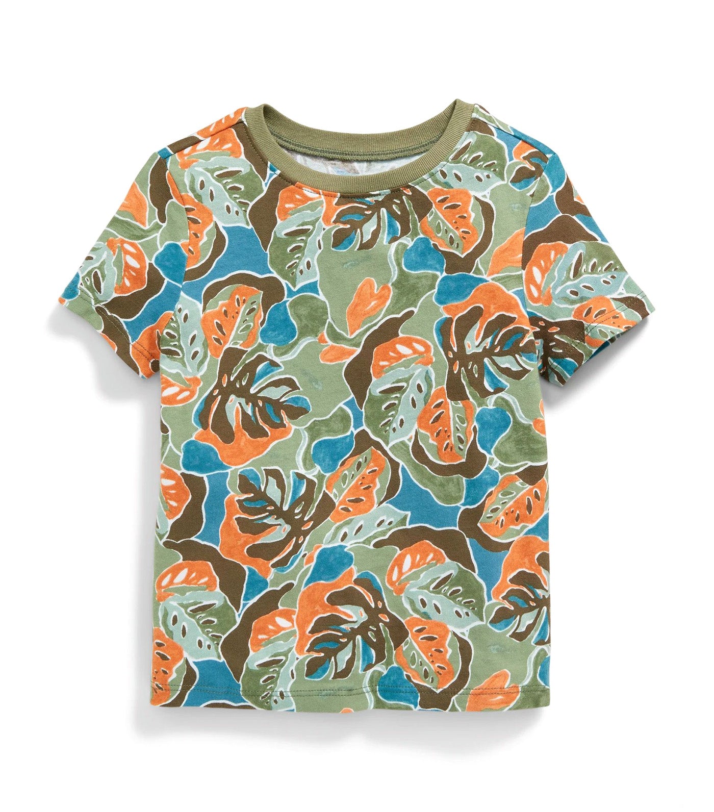 Unisex Printed Short-Sleeve T-Shirt for Toddler Leaves