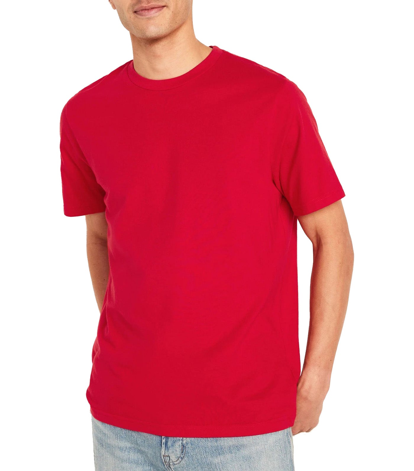 Crew-Neck T-Shirt for Men Robbie Red