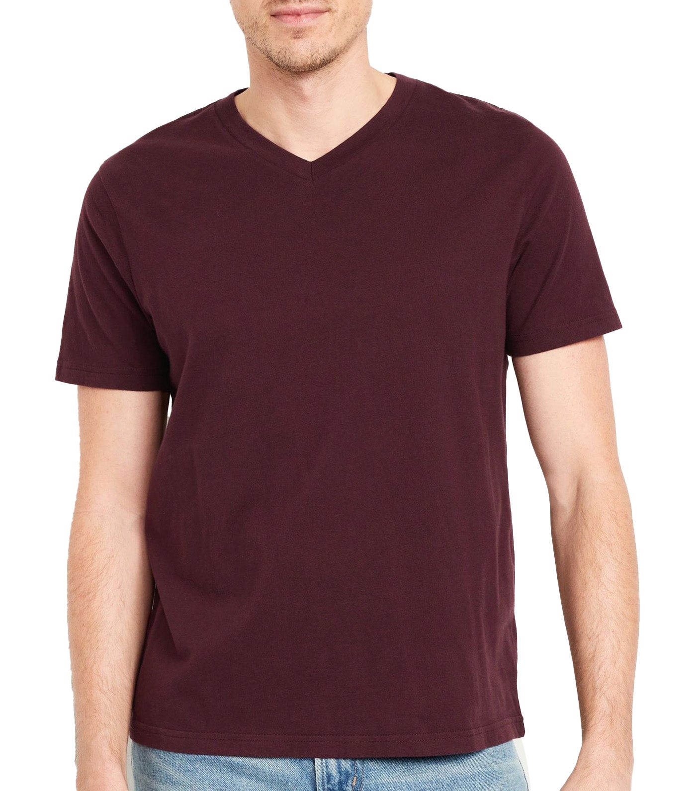 V-Neck T-Shirt for Men Raisin Arizona