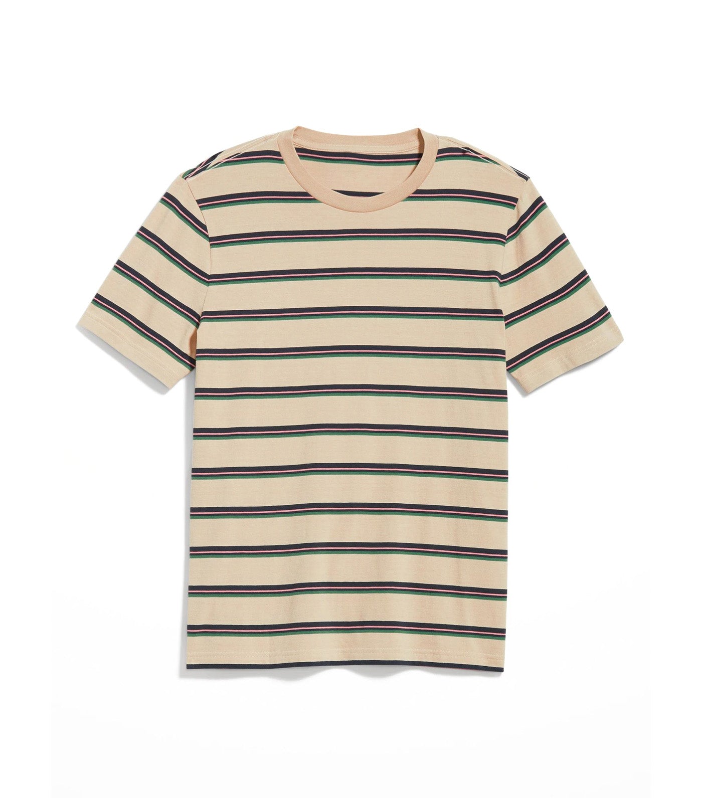 Crew-Neck Striped T-Shirt For Men A Stone's Throw