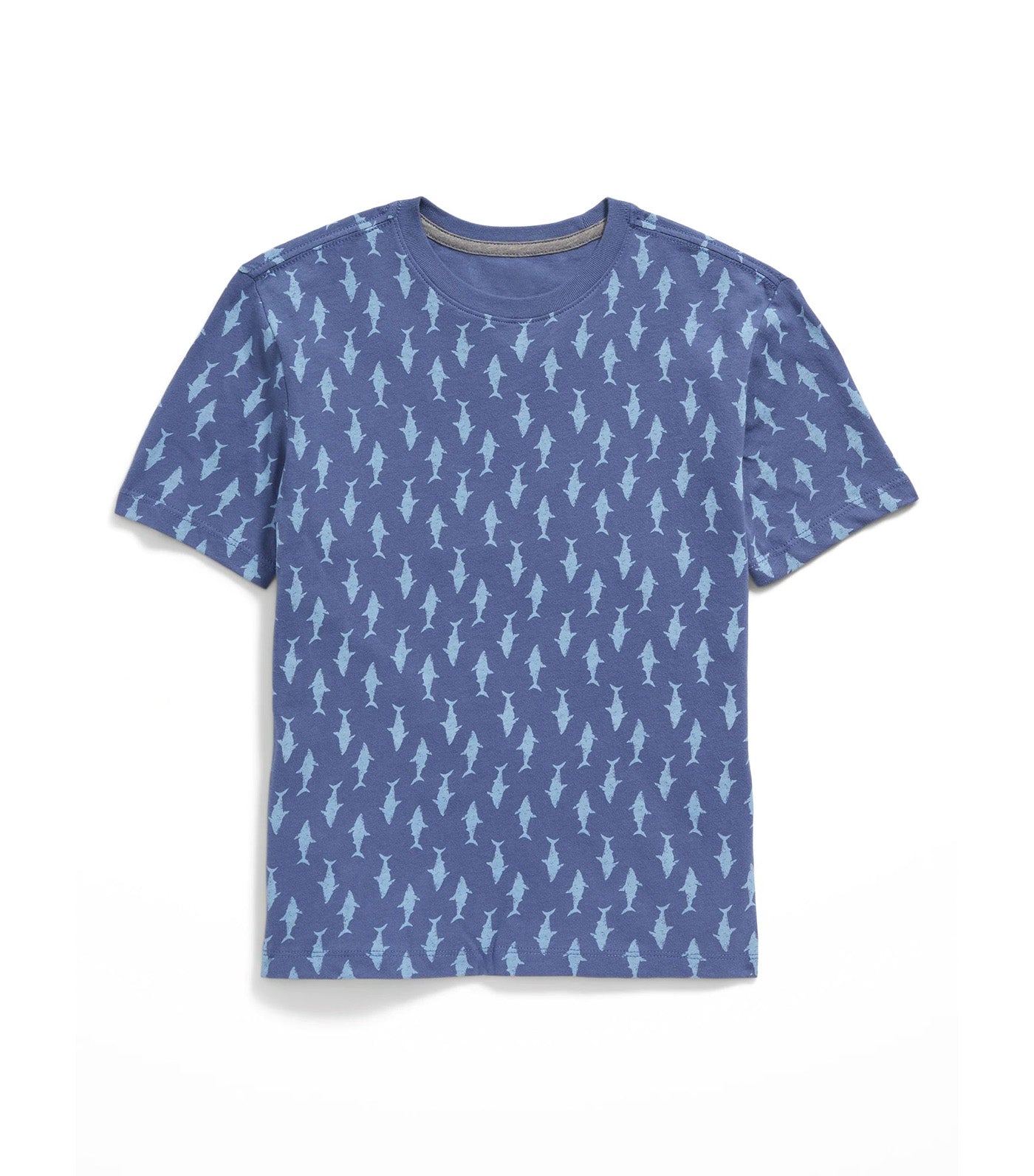Softest Printed Crew-Neck T-Shirt for Boys - Shark Bite